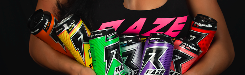 RAZE Energy Ready To Drink Cans