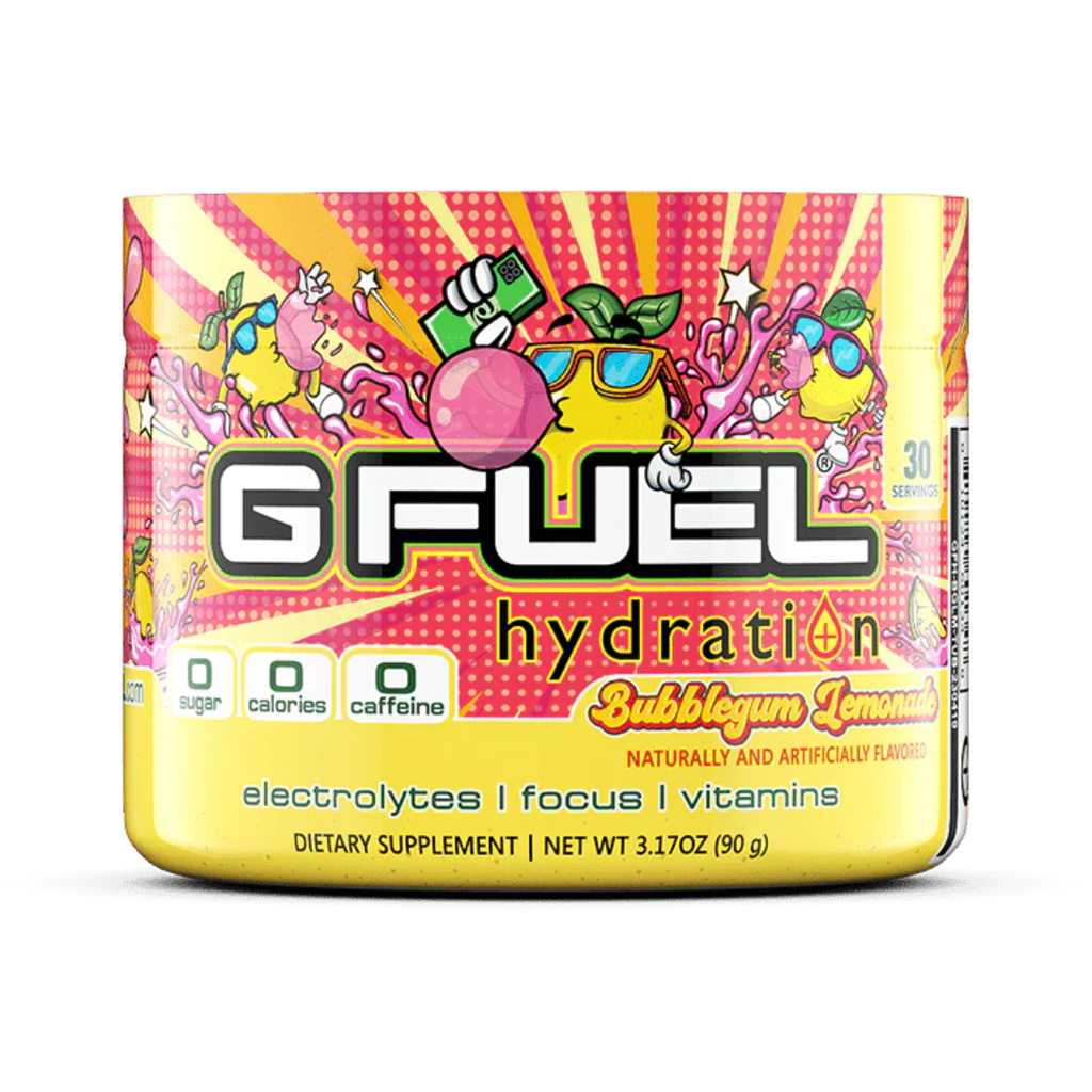 Bubblegum Lemonade G Fuel Energy Hydration Tub Gamer Fuel